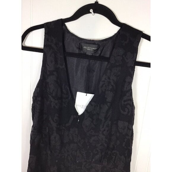 JILL STUART Silk Wool Jumpsuit Womens 8 NEW - Picture 2 of 8